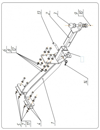 Фаркоп 6509-E Oris на УАЗ 3159, 3160, 3162, 3163 Patriot (Патриот) 4x4 1994-2015, 2015- без подрезки бампера. Тип шара: E (крюк легкосъемный под американский квадрат). Нагрузки: 1500/75 кг, масса фаркопа 14,1 кг (без электрики в комплекте) от магазина ФаркопРос